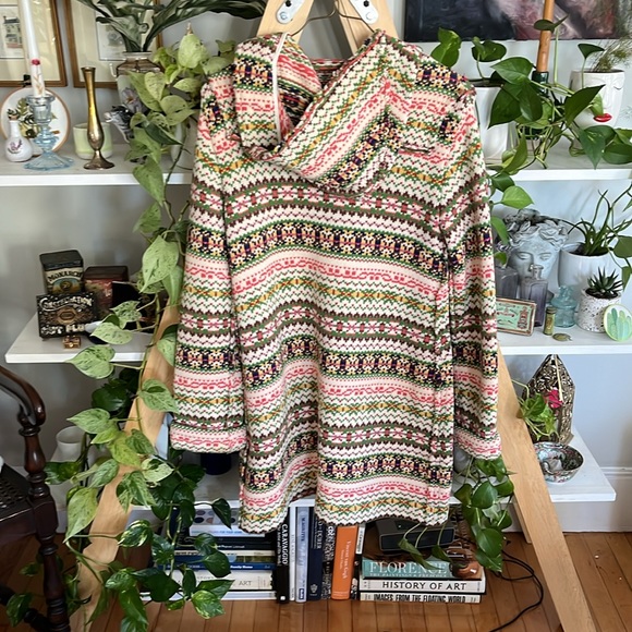 Anthropologie sparrow size medium wool sweater pea coat jacket - Picture 3 of 7